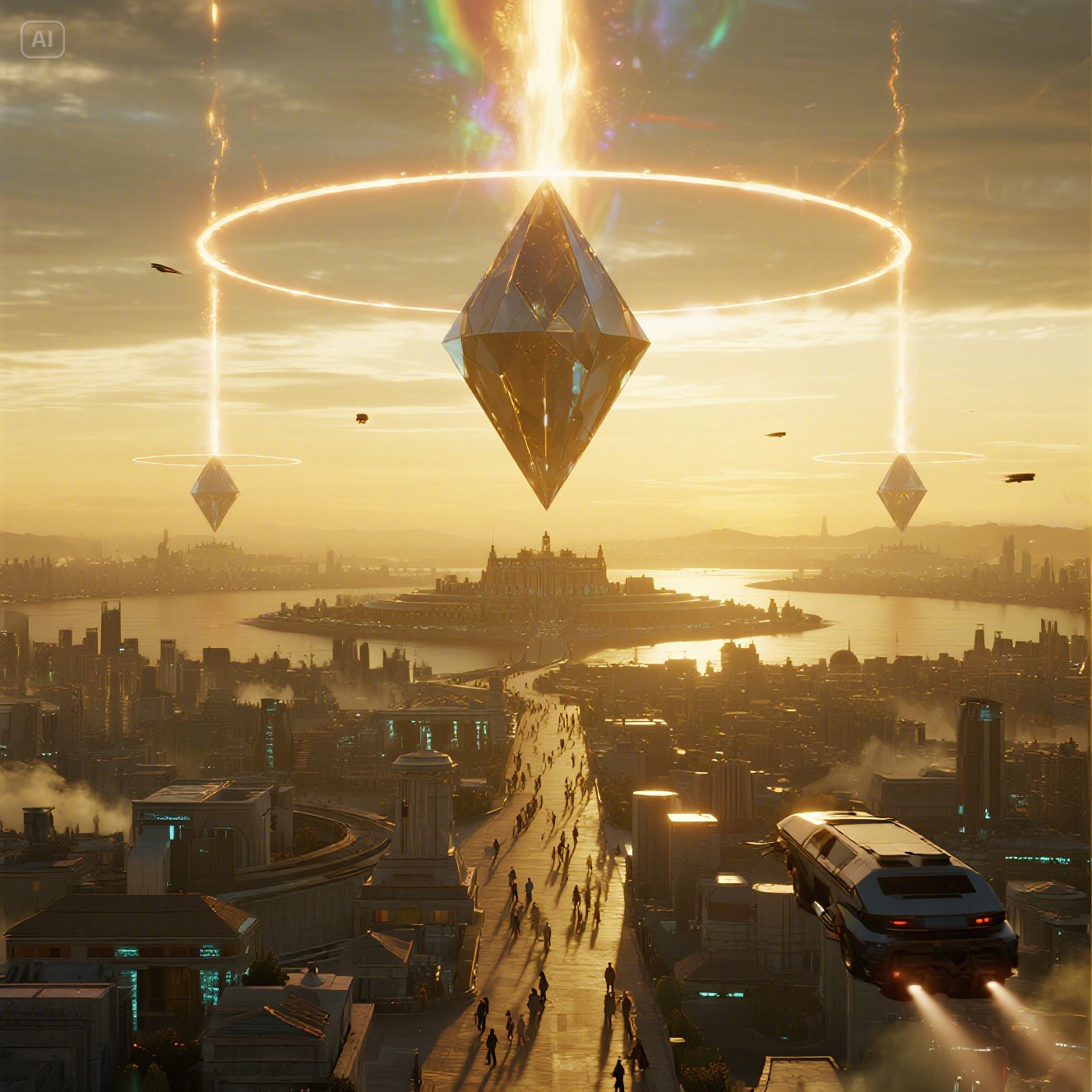 Panoramic Restoration of Atlantis Crystal Energy Network