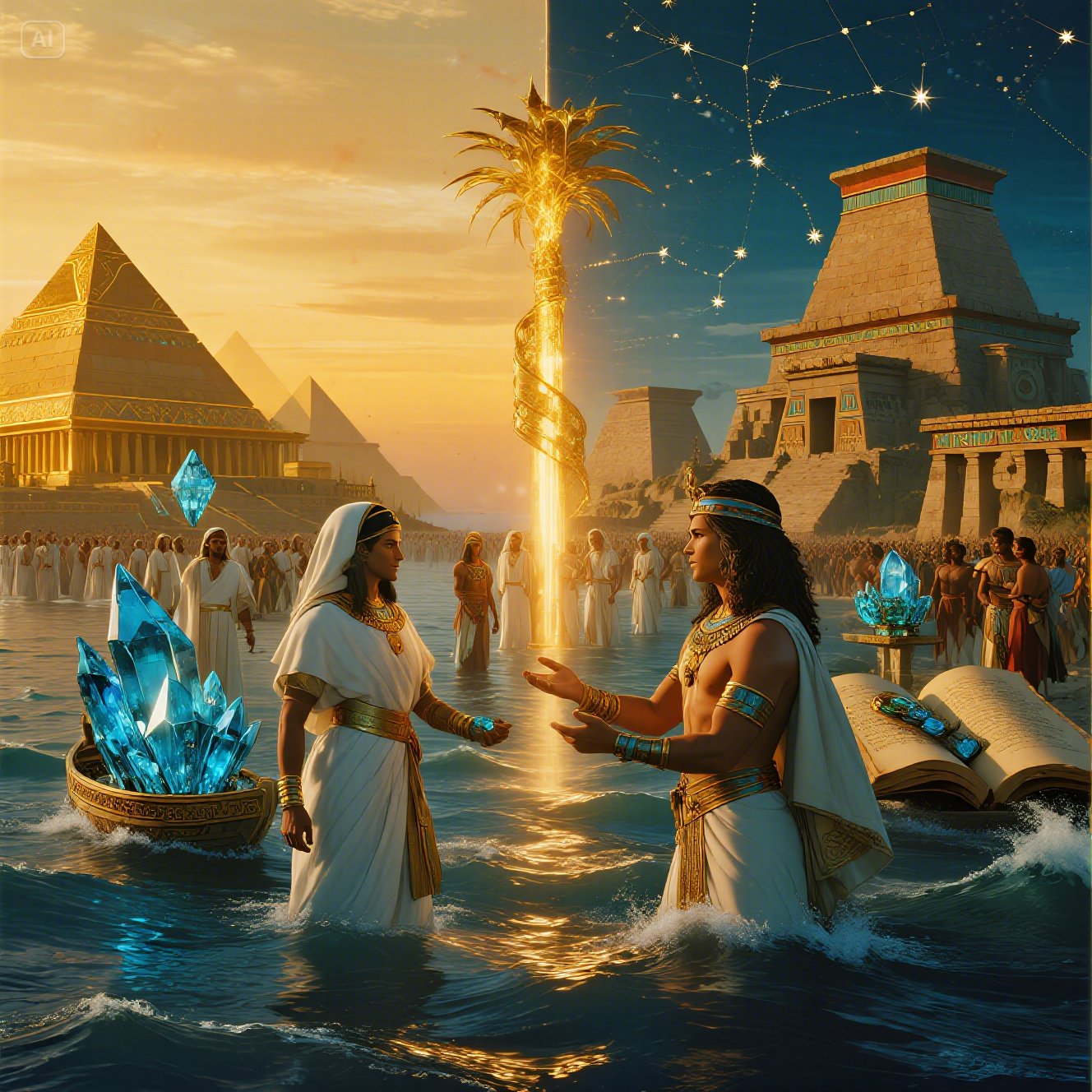 Restoration of Atlantean Wisdom Transmission to Two Continents